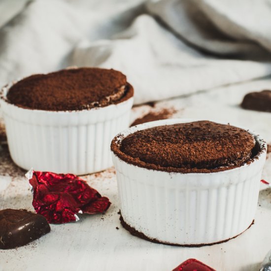 Chocolate Soufflé for Two