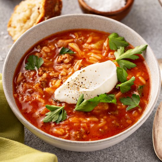 Cabbage Roll Soup