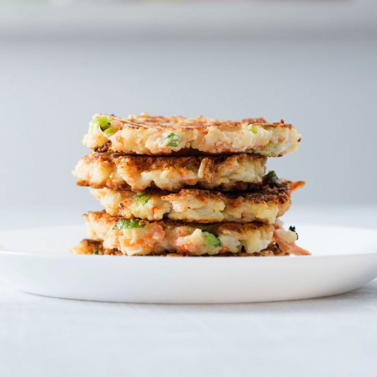 Carrot & Cauliflower Fritters