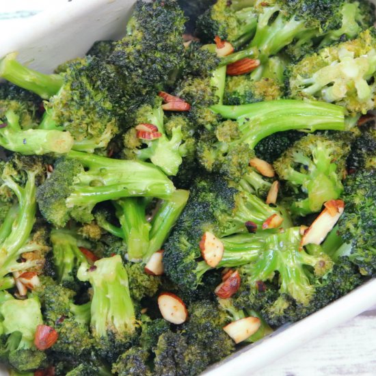 Honey Sriracha Roasted Broccoli