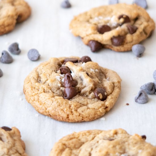 Tahini & Chocolate Chips Cookies