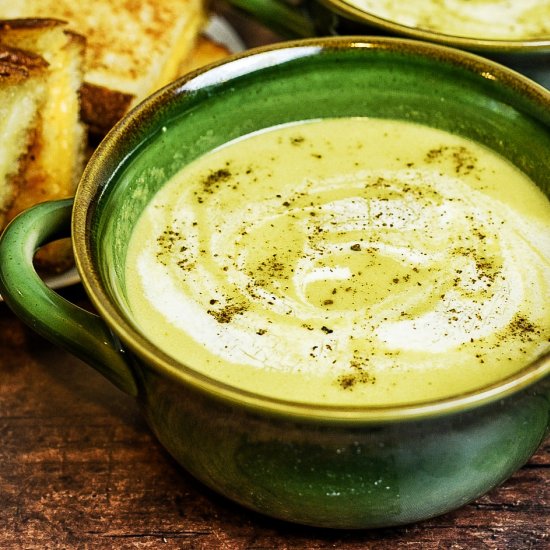 Black Truffle Asparagus Soup