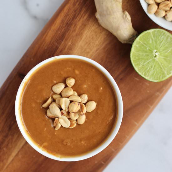 8 Ingredient Thai Peanut Sauce