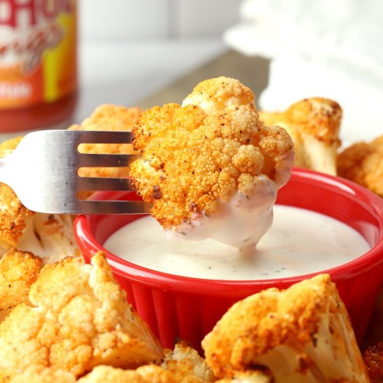 Roasted Buffalo Cauliflower