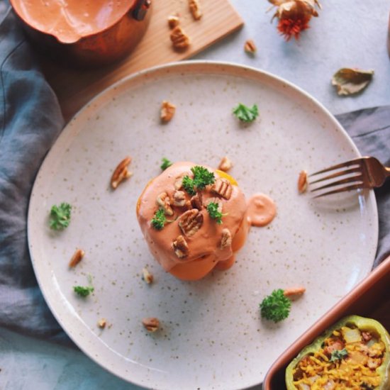 Stuffed Peppers with a Creamy Tofu