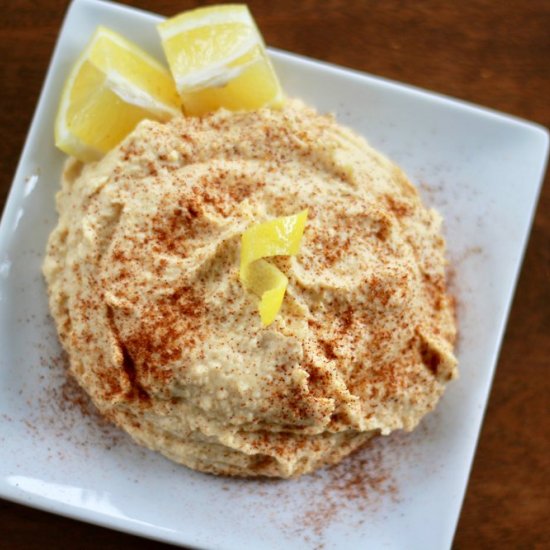 Oil-Free Garlic Hummus