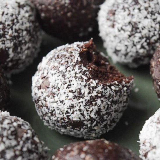 Chocolate Coconut Energy Bites