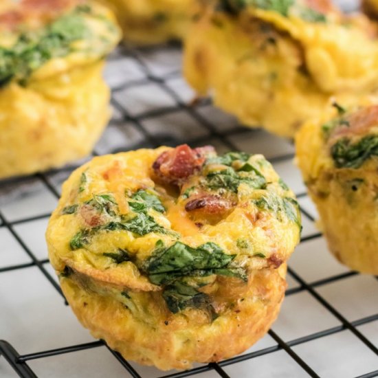 Spinach & Cheese Egg Muffins