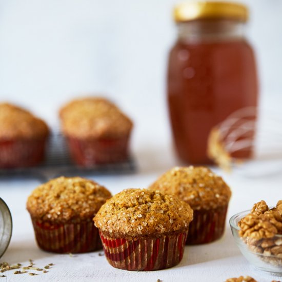 Honey Cornbread Muffins with Fennel