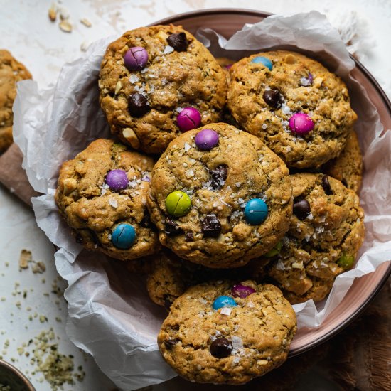 Heathy Monster Cookies