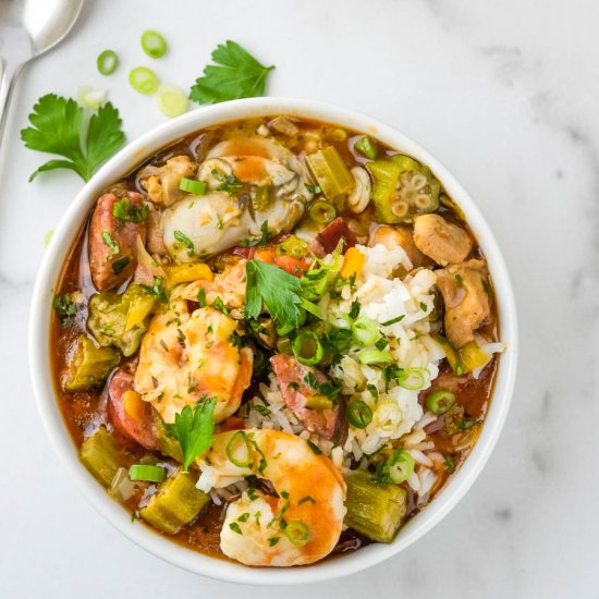 Seafood Chicken & Sausage Gumbo