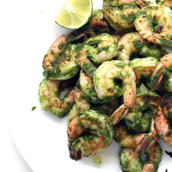 Cilantro and Ginger Shrimp