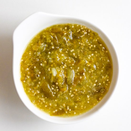 Quick Tomatillo Salsa