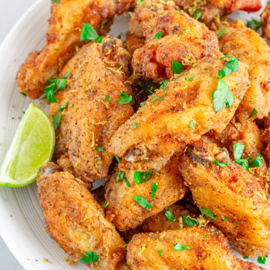 Lemon Pepper Chicken Wings