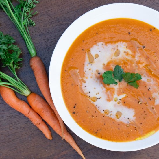 Thai Carrot Coconut Curry Soup