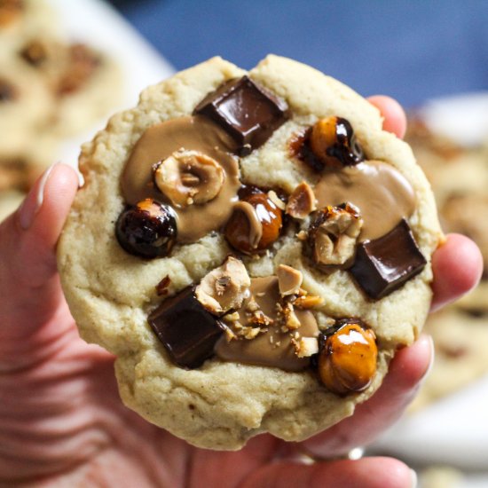 Caramelized Hazelnuts Cookies