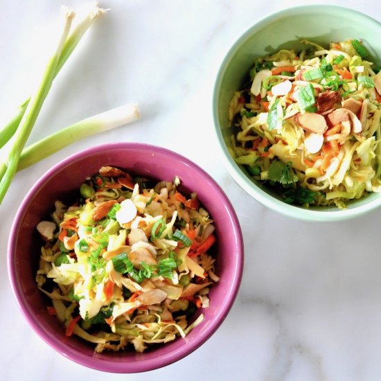 Cabbage Salad with Edamame