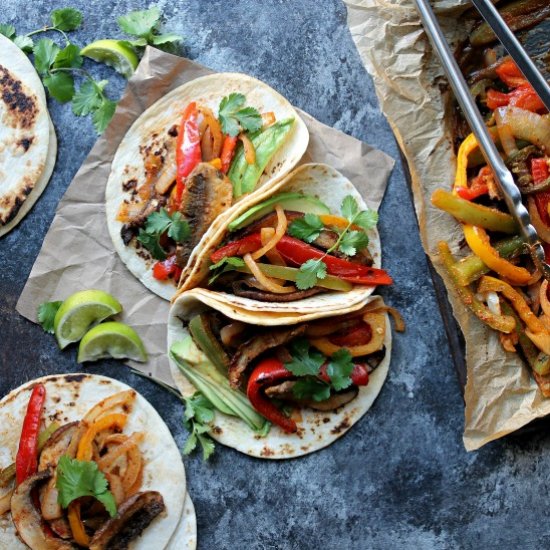 20-MINUTE VEGAN SHEET PAN PORTOBELLO