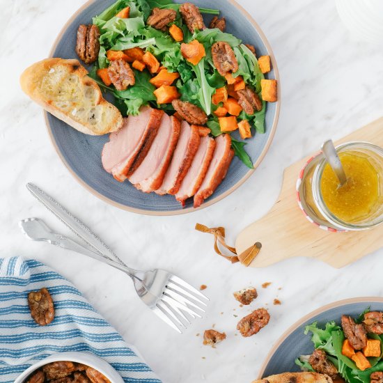 Delicious Grilled Duck Breast Salad