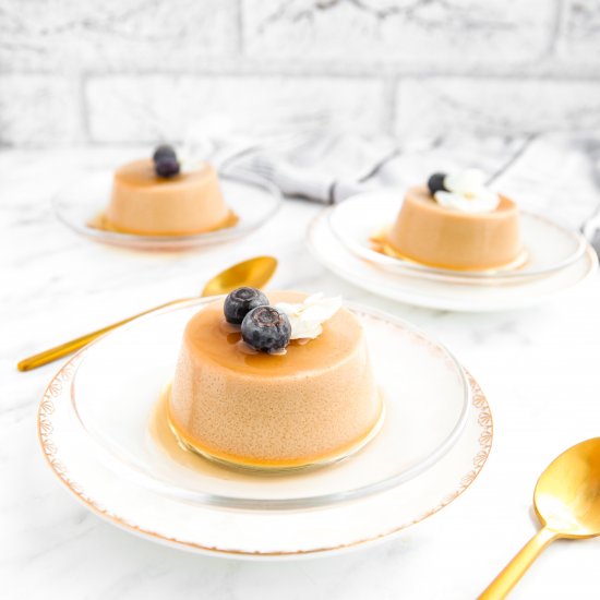 Vegan flan recipe