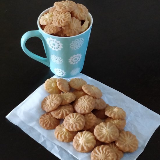 Eggless Butter Cookies