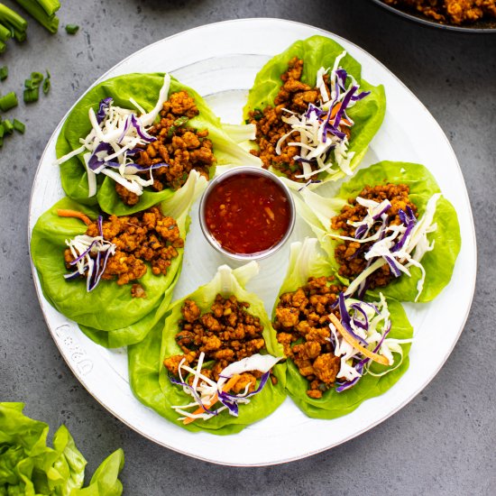 Curry Chicken Lettuce Wraps