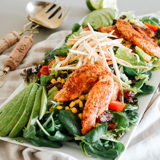 Santa Fe Salad with Cajun Chicken