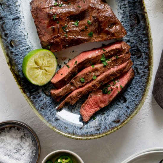 Jalapeño Lime Air Fryer Steak