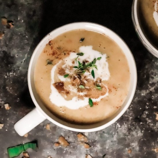 Vegan Potato Leek Soup