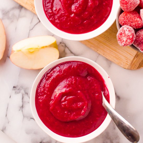 Strawberry Beet Applesauce