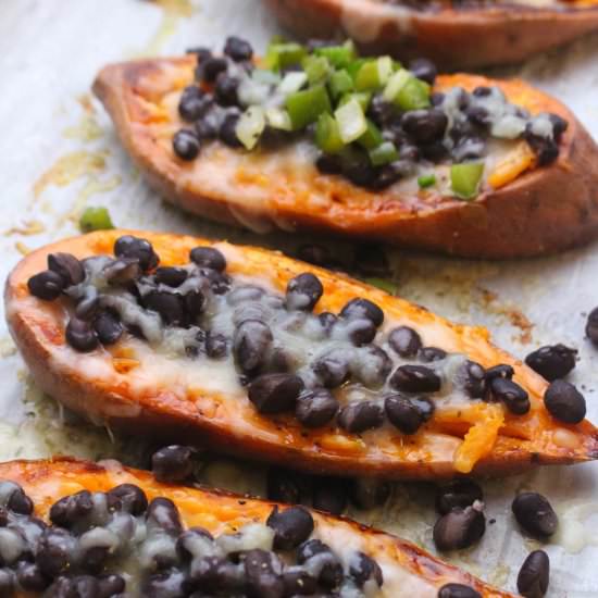 Easy Loaded Sweet Potatoes