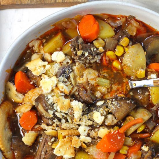 Hearty Beef Vegetable Soup