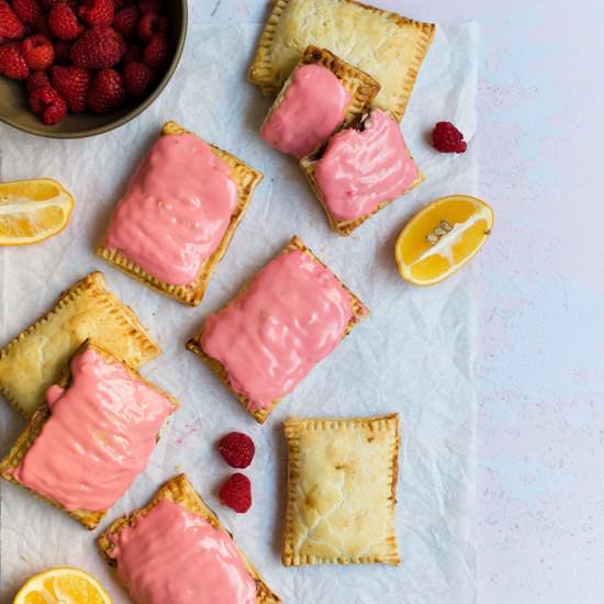 Raspberry mango pop tarts