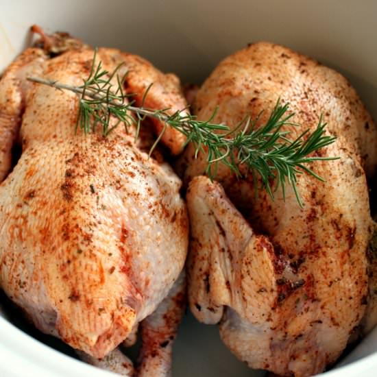 Poussin from the SlowCooker