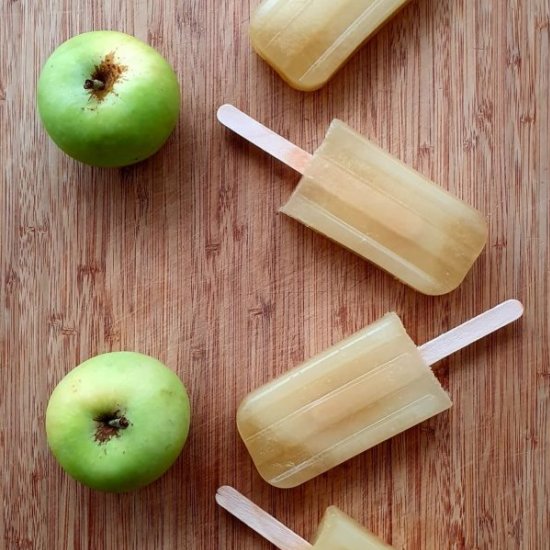 Easy apple icy poles / popsicles