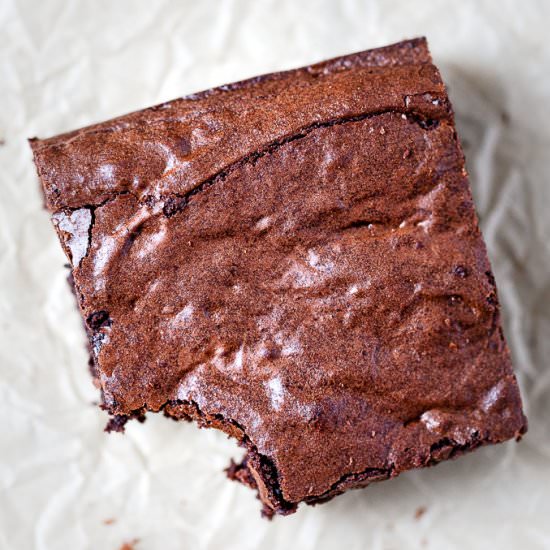 THE EASIEST CHOCOLATE BROWNIES