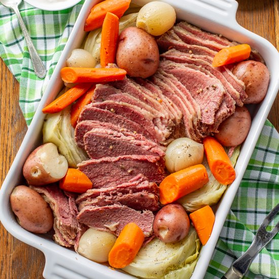 Slow-Cooker Corned Beef and Cabbage