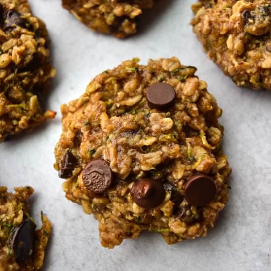 Zucchini Bread Breakfast Cookies