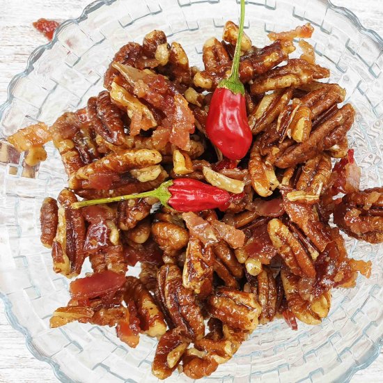 Candied Bacon Pecans