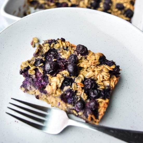 Blueberry Baked Oatmeal