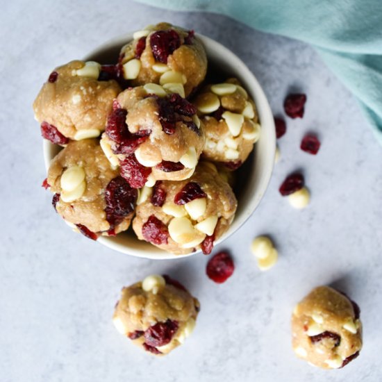 White Chocolate Cranberry Balls