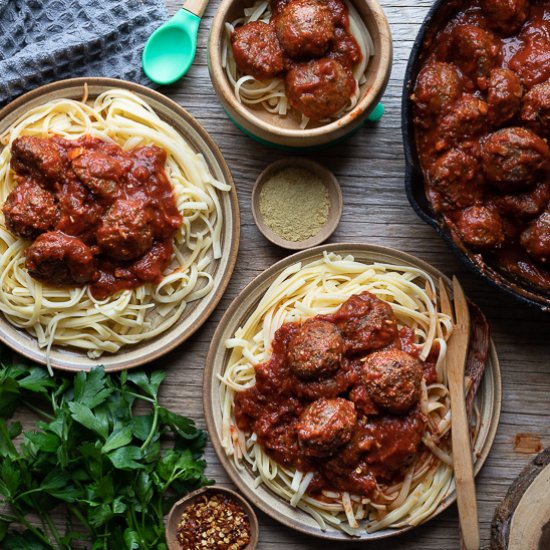 High Protein Vegan Meatballs