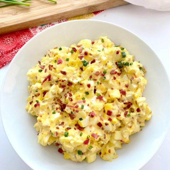 KETO DEVILED EGG SALAD