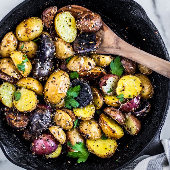 Everything Bagel Roasted Potatoes