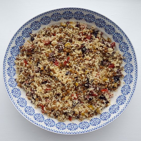 Couscous and Lentil Salad