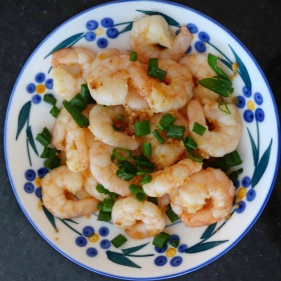 Creamy Garlic Prawns