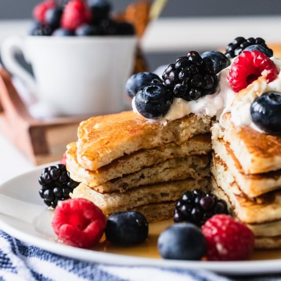 Overnight Sourdough Pancakes