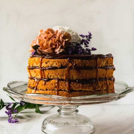 Espresso Chiffon Layer Cake