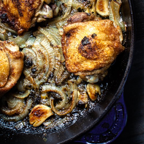 Cast Iron Chicken & Chimichurri