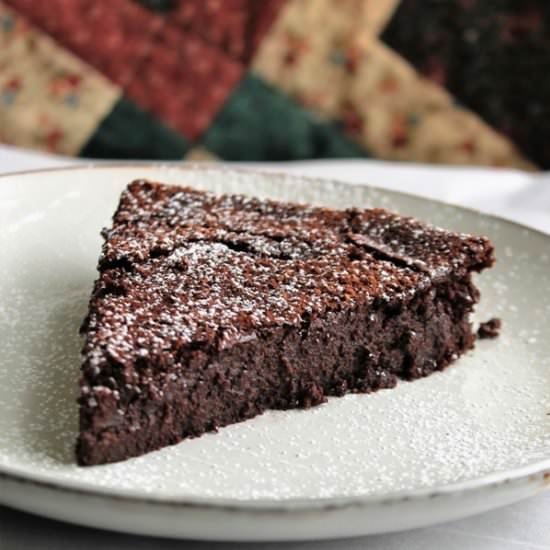 Flourless Chocolate-Chili Cake